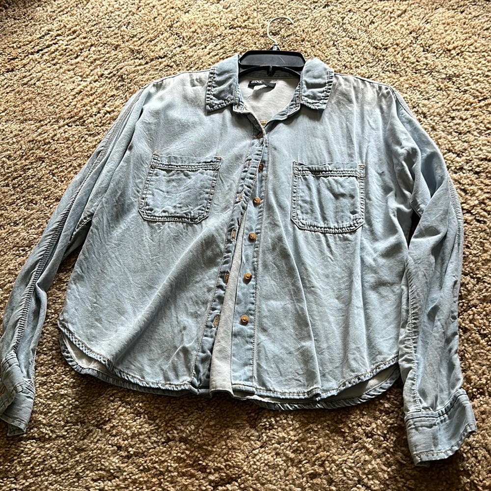 Chambray button down